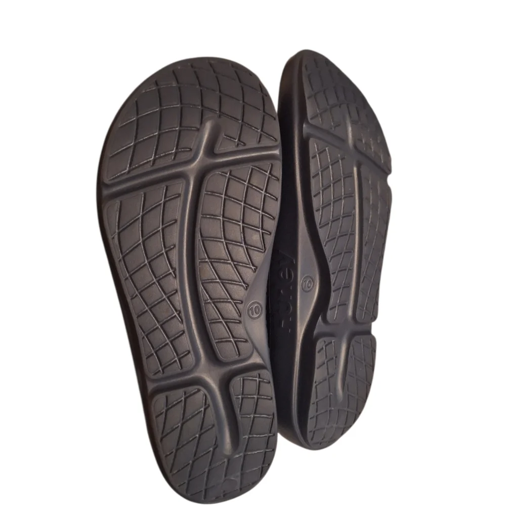 Hurley Men's Injection Flip-Flop Sandals  Size 10 Navy Blue Beach Vacation Boat